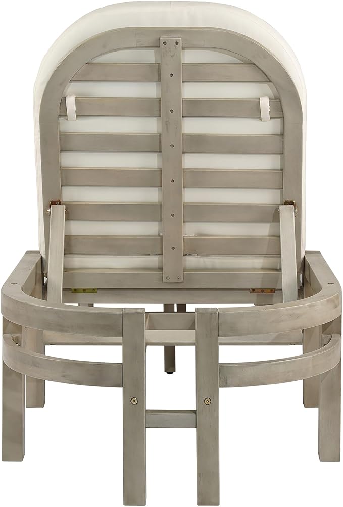Merax Patio Chaise Lounge Chair Set of 2, Oversized Lounge Chair Outdoor with Adjustable 5 Positions - Photo 6