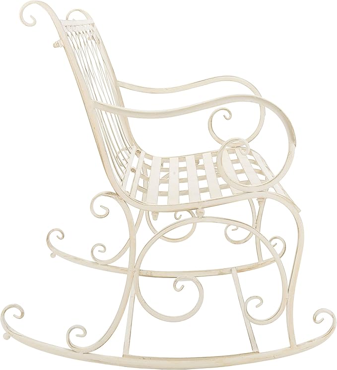 Safavieh PAT5021A Outdoor Collection Ressi Pearl White Rock Bench