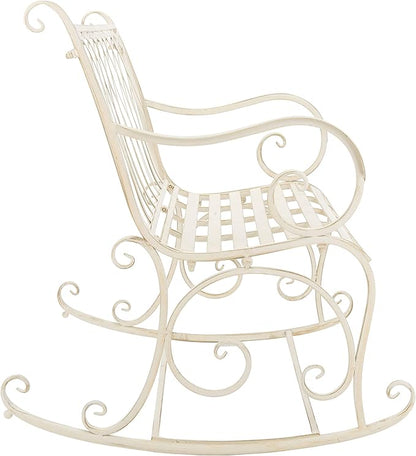 Safavieh PAT5021A Outdoor Collection Ressi Pearl White Rock Bench