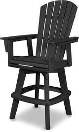POLYWOOD® Nautical Bar Chair, Black - Photo 1