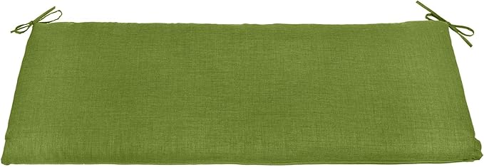BrylaneHome Bench Cushion - 48" L x 18" W x 3" H - Patio & Outdoor - Water, Stain & Fade Resistant - Willow - Photo 1