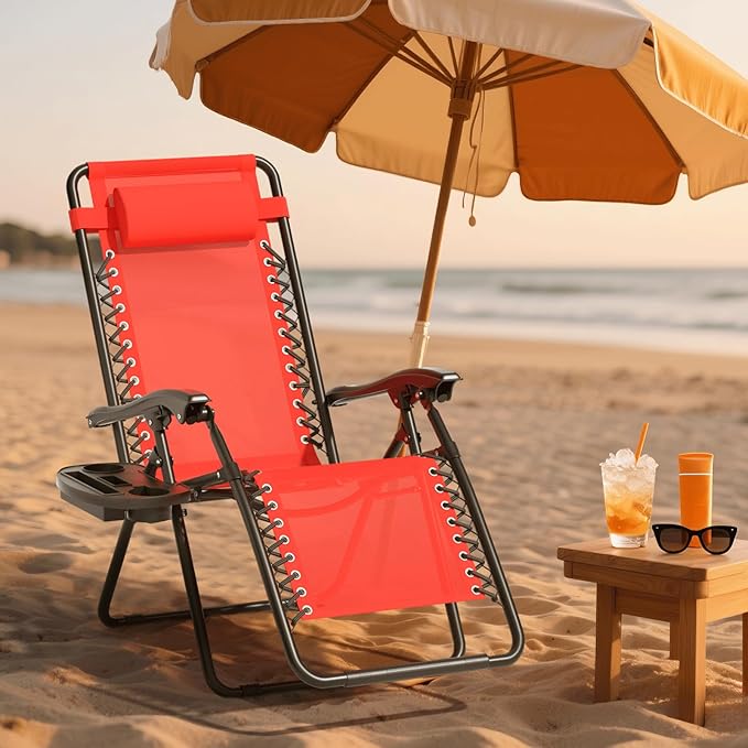 Zero Gravity Chair, Portable Outdoor Chair - Photo 9