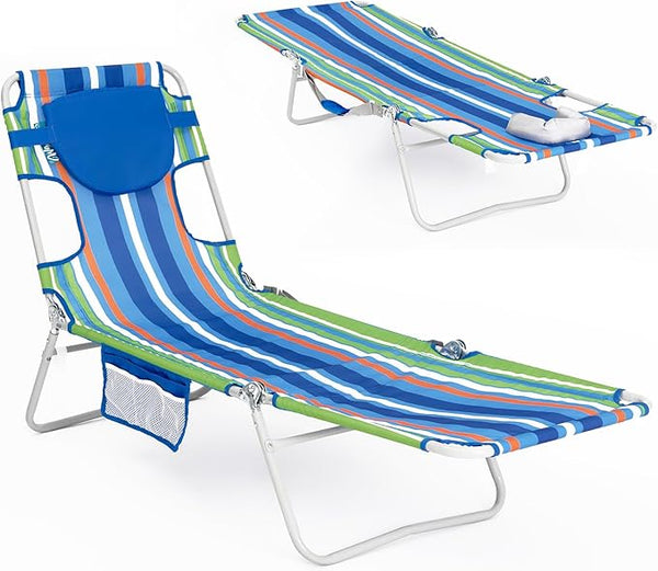 #WEJOY Folding Tanning Chair with Face Hole - Photo 1