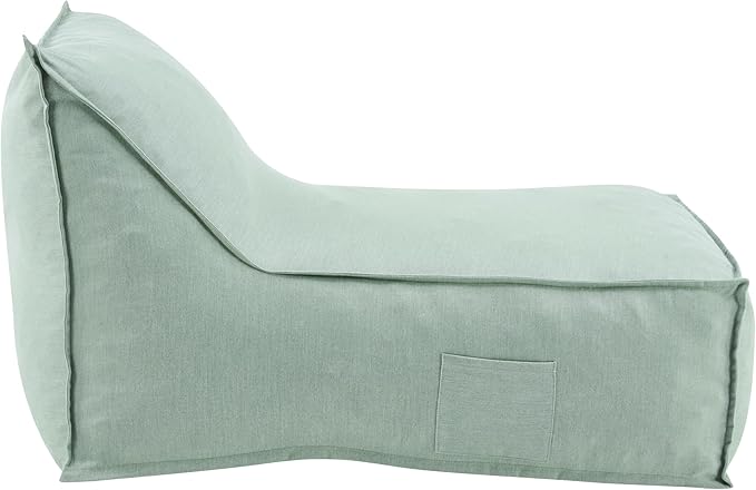 Christopher Knight Home Venny 48" L Outdoor Bean Bag Chair Set of 2, Fabric Bean Bag Chair for Adults and Kids - Photo 7