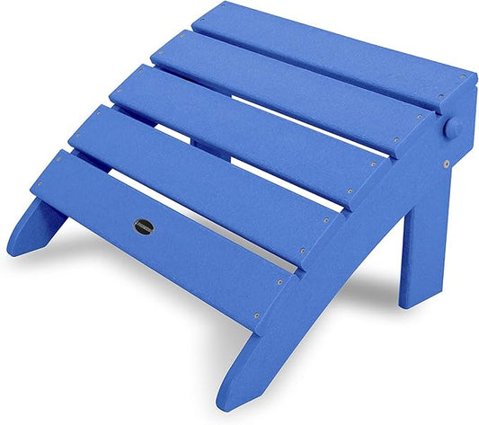 POLYWOOD® Classic Adirondack Ottoman, Pacific Blue