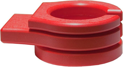 LuxCraft Adirondack Chair Cup Holder Attachment for Outdoor Lounge Furniture, Stationary Drink Holder for Swings, Gliders, Bench, Deck or Camping Chair - Amish Made in America (Red)