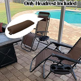 Ostlttyn Zero Gravity Chair Replacement Pillow Headrest with Elastic Band - Photo 4