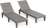 Lounge Chair, Pool Lounge Chairs Set of 2, Lounge Chair Outdoor, Waterproof Sun Loungers Chair - Photo 1