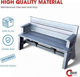 Convert-a-Bench Gen 1 2-in-1 Outdoor Convertible Bench to Picnic Table - Photo 4