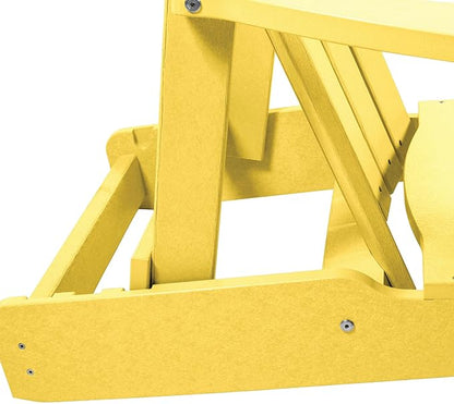 Cape Folding and Reclining Adirondack Chair, Standard, Sunbeam Yellow