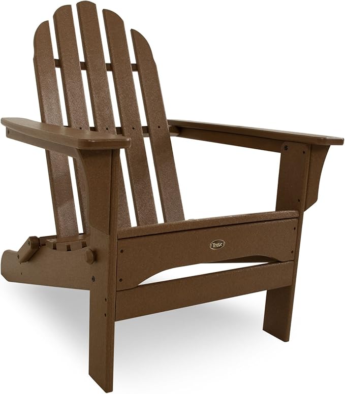 Trex Outdoor Furniture Cape Cod Folding Adirondack Chair, Tree House