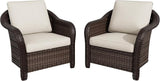Patio PE Rattan Chairs Set of 2 - Photo 7