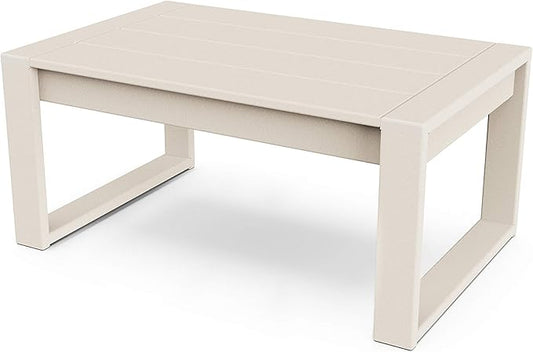 POLYWOOD® Edge Coffee Table, Sand