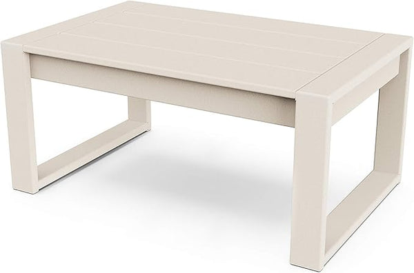 POLYWOOD® Edge Coffee Table, Sand