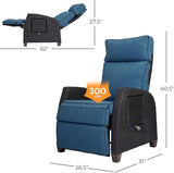 Grand patio Outdoor Reclining Chairs with Extended Footrest 2-Piece Adjustable Patio Wicker Lounge Recliner up to 150° - Photo 2