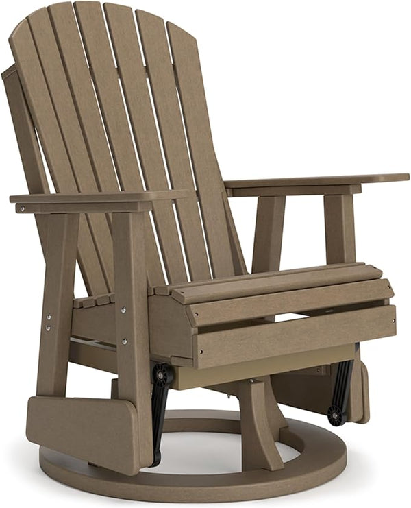 Signature Design by Ashley Hyland Wave Contemporary Swivel Glider Adirondack Chair with 360-Degree Swivel - Photo 1