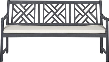 Safavieh PAT6738A Outdoor Collection Bradbury 3 Seat Bench