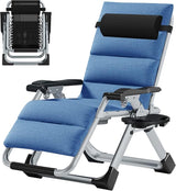 Slsy Zero Gravity Chair, Reclining Lounge Chair with Removable Cushion & Tray for Indoor and Outdoor - Photo 1