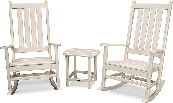 POLYWOOD Vineyard 3-Piece Rocking Set (Sand)