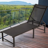 Lounge Chair Outdoor Set of 4, Foldable & Assembly Free Aluminum Chaise Lounge Chair with 5-Position Recliner - Photo 7