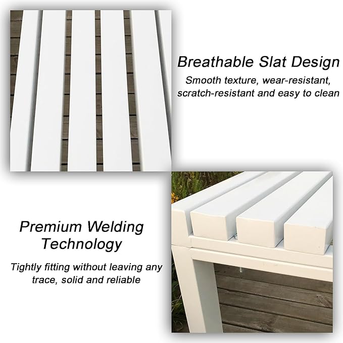 Backless Outdoor Bench, Pure Wrought Iron Metal Garden Bench with Reserved Fixing Holes for Yard Porch Balcony Park(Orange,120cm/47in)
