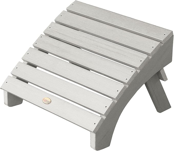 Highwood AD-OTL1-HGR Adirondack Folding Ottoman, Harbor Gray - Photo 1