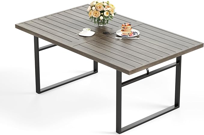 HERA'S HOUSE 64" Patio Table for 6 - Photo 1