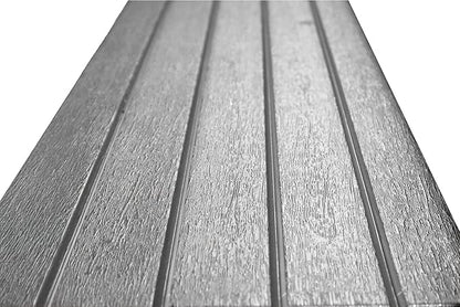 Bench, Deep Grey Top with Warm Grey Sides, 2 Pack - Proudly Made in The USA, Click and Lock Hardware-Free Assembly, Durable and Stylish Outdoor Seating