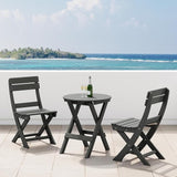 Costaelm Outdoor Patio Modern Folding Dining Chair - Photo 8