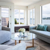 Dulles Glass 25 inch Round Glass Table Top - Tempered - 1/4" Thick Glass Surface, Safe Flat Polished - Photo 2