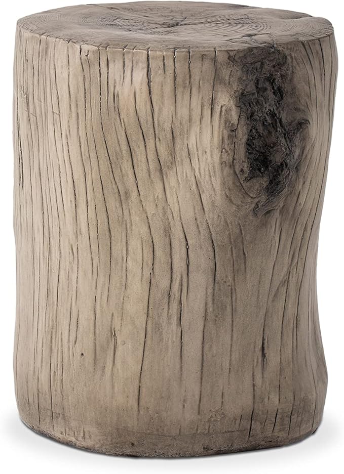 HOMPUS Concrete Outdoor Side TableSet of 2 - Photo 8