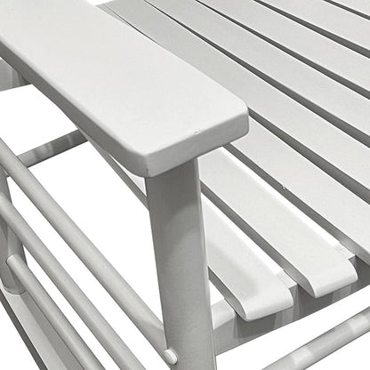 Rocking Solid Wood Chair, Front Porch Rocker for Adult, Load Bearing 280 lbs