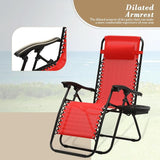 Athena Collection Zero Gravity Outdoor Lounge Chairs Set of 2 - Photo 6
