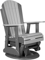 LuxCraft 2' Adirondack Swivel Glider - Available in 14 Colors, Dove Gray and Slate - Photo 1