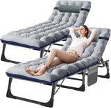 DoCred Folding Lounge Chair with Mattress - Photo 1