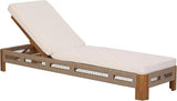Christopher Knight Home Lamon Acacia Wood Chaise Lounge Chair Outdoor Set of 4 with Cushion - Photo 6