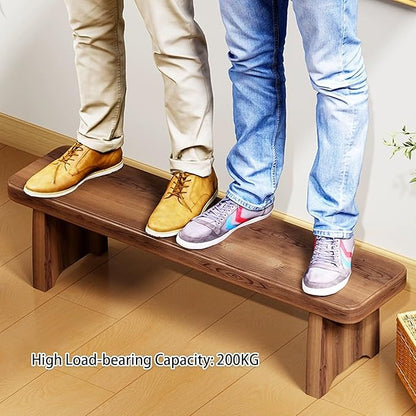 24-59inch Garden Benches for Outdoors, Wooden Bedroom Bed Bench, Indoor Flower Pot Display Rack for Entryway, Living Room, Garden, Patio, Porch, Deck(L39xW7.9xH5.9inch)