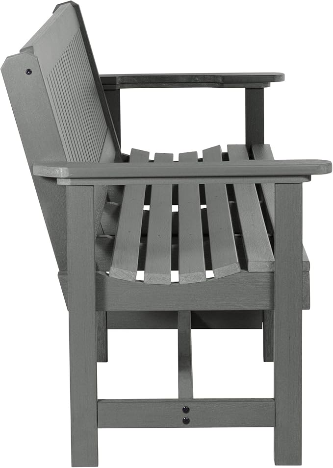 Sequoia Professional CM-BENSQ62-CGE Commercial Grade Exeter 6 Foot Garden Bench, Coastal Teak - Photo 6