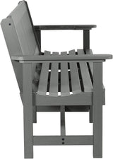 Sequoia Professional CM-BENSQ62-CGE Commercial Grade Exeter 6 Foot Garden Bench, Coastal Teak - Photo 6