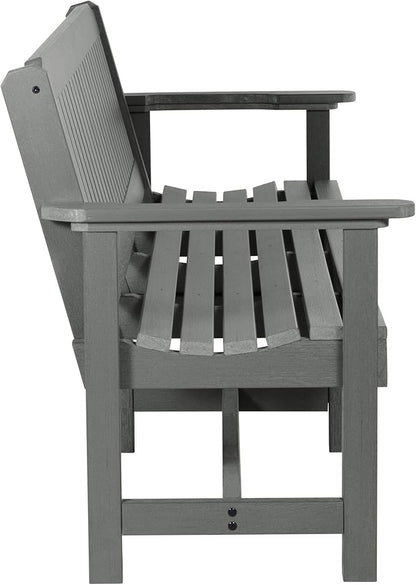 Sequoia Professional CM-BENSQ62-CGE Commercial Grade Exeter 6 Foot Garden Bench, Coastal Teak