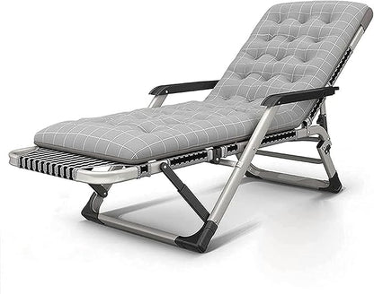 Lounge Chair Oversized Zero Gravity Recliner Chair Adjustable Camping Lawn Chair Padded Seat Folding Reclining for Outdoor Yard Beach Garden Pool Lawn Deck,Style