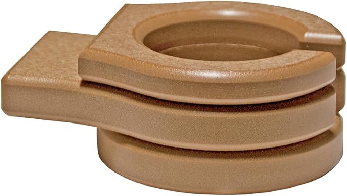 LuxCraft Adirondack Chair Cup Holder Attachment for Outdoor Lounge Furniture, Stationary Drink Holder for Swings, Gliders, Bench, Deck or Camping Chair - Amish Made in America (Cedar)