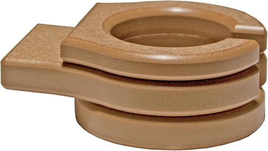 LuxCraft Adirondack Chair Cup Holder Attachment for Outdoor Lounge Furniture, Stationary Drink Holder for Swings, Gliders, Bench, Deck or Camping Chair - Amish Made in America (Cedar)