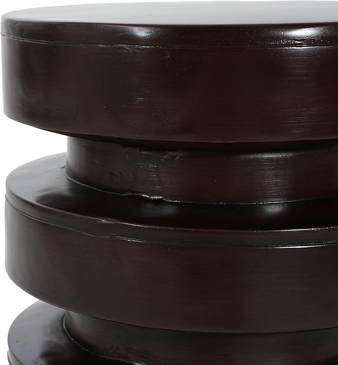 Christopher Knight Home Jeru Lightweight Concrete Round Coffee Table, Indoor and Outdoor Side Table for Living Room - Photo 9