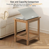 ONBRILL Outdoor Side Table Set of 2, Adirondack Small End Table, Indoor & Outdoor Use - Photo 6