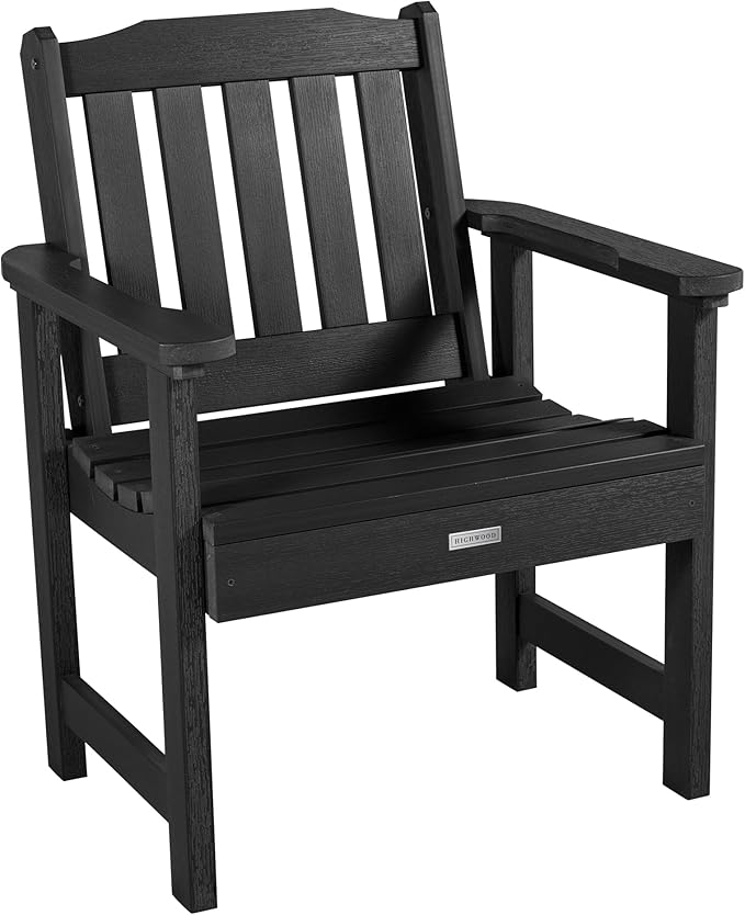 Highwood AD-CHGL1-BKE Lehigh Garden Chair, Black