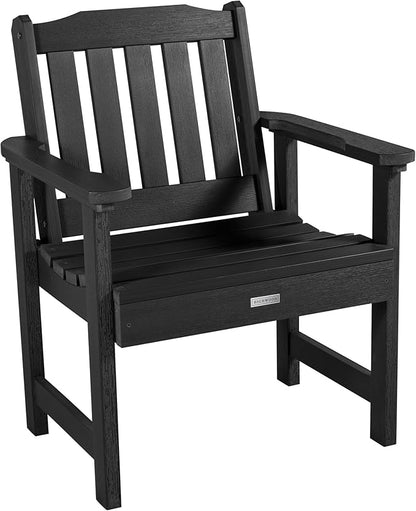 Highwood AD-CHGL1-BKE Lehigh Garden Chair, Black
