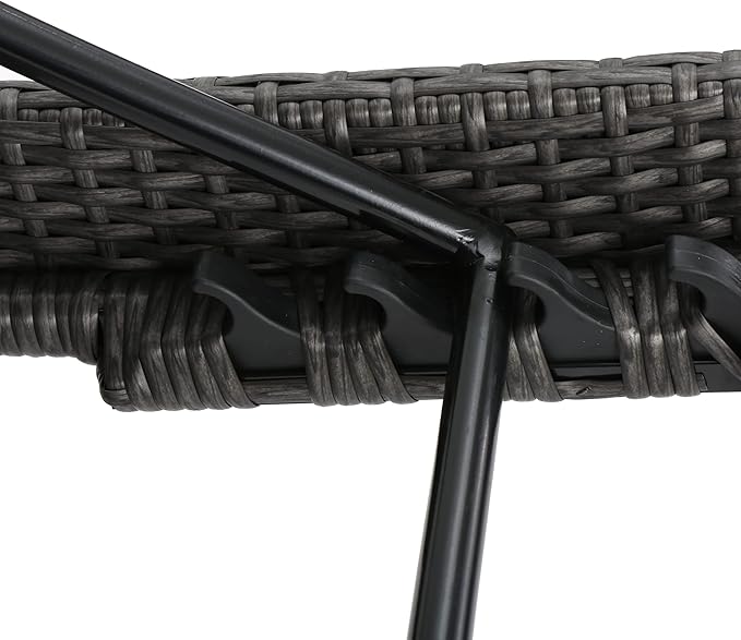 Christopher Knight Home Salem Outdoor Wicker Arm Chaise Lounges, 2-Pcs Set - Photo 6