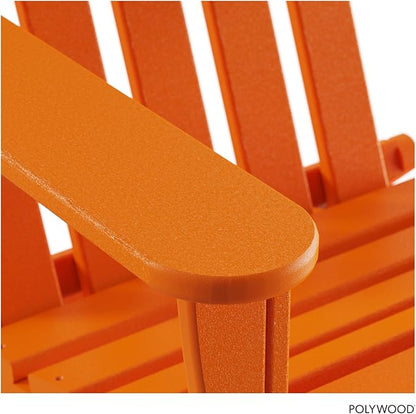 POLYWOOD AD5030TA Classic Folding Adirondack, Tangerine