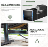 RADIATA Double Rocking Chair with Ottomans, Oversized Egg Rocking Chair for 2 - Photo 7
